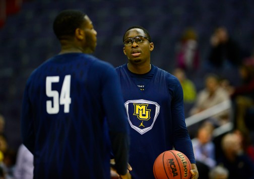 Chris Otule is a crucial part of Marquette's defense...and now its offense. (USA Today)